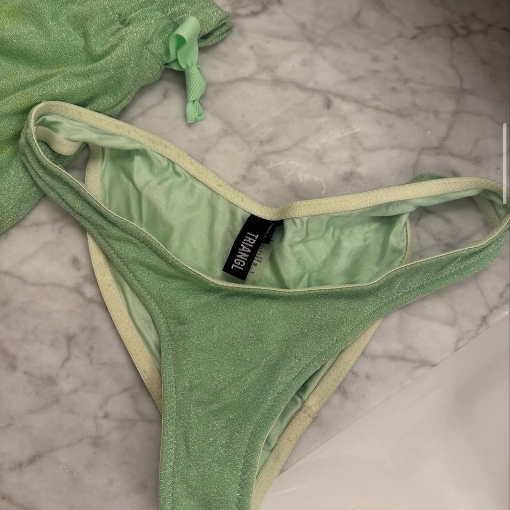 TRIANGL Green Bikini Bottom